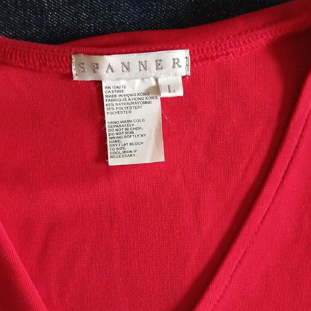 SPANNER Vibrant Red Midi Dress - Picture 2 of 8